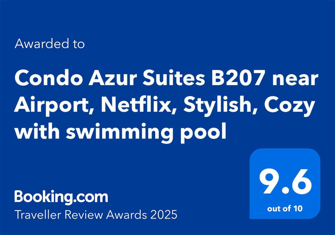 Condo Azur Suites B207 Near Airport, Netflix, Stylish, Cozy With Swimming Pool Lapu-Lapu City Exteriör bild